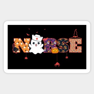 Halloween Nurse Ghost Sticker